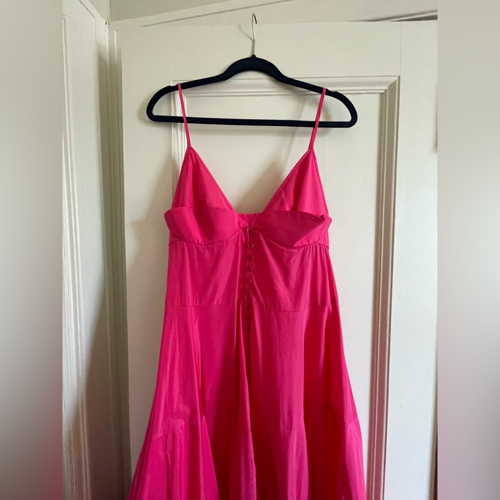 Jacquemus fuchsia gown, French size 40 (U.S. women’s 8).
